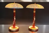 Đôi đèn hoa gốm Chu Đậu – Hồn Việt trong ánh sáng Gvico