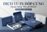 In hộp cứng theo yêu cầu tại Big Sun: Năng lực sản xuất quyết định vị thế thương hiệu