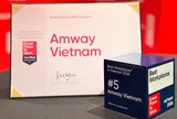 Amway Việt Nam hai năm liên tiếp đứng top nơi làm việc xuất sắc hàng đầu Việt Nam 2026