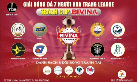 Khởi động giải bóng đá 7 người Nha Trang League 2024