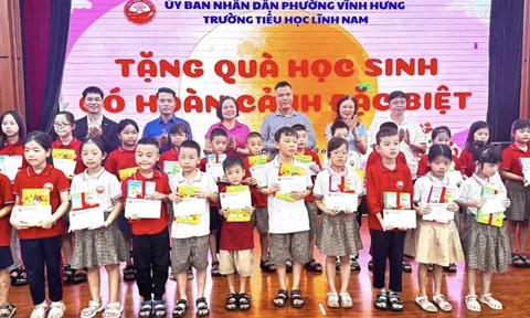 Vui Tết trung thu 2025 lan toả tiếng sáo yêu thương tại trường tiểu học Lĩnh Nam