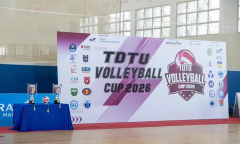 Khai mạc Giải bóng chuyền TDTU Volleyball Cup 2026: Khẳng định vị thế thể thao học đường