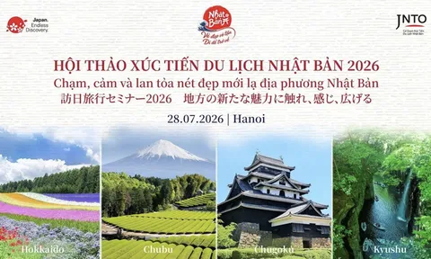 JNTO tổ chức Hội thảo Xúc tiến Du lịch Nhật Bản với chủ đề: Chạm, cảm và lan tỏa nét đẹp mới lạ địa phương Nhật Bản