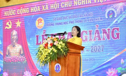 Trường THPT Lê Văn Thiêm khai giảng năm học 2026-2027, hướng tới dấu mốc 30 năm thành lập