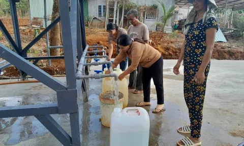 Bình Phước: Giếng khoan tập trung hỗ trợ người dân có nước sạch sinh hoạt