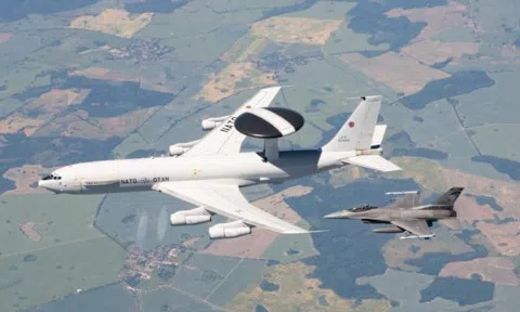 “Mắt thần” NATO AWACS tới Ba Lan để giám sát không phận Ukraine