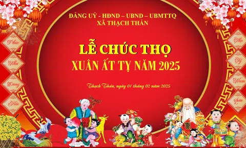 Thạch Thán (Quốc Oai - Hà Nội): Lễ chúc thọ xuân Ất Tỵ năm 2025