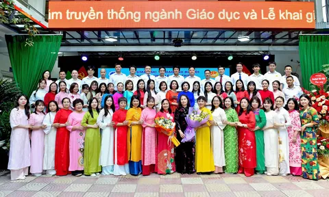 Hà Nội: Trường THPT Lê Văn Thiêm khai giảng năm học mới với nhiều dấu ấn