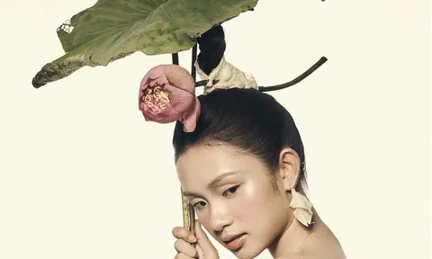 Ấn tượng bộ ảnh nghệ thuật mượn hoa sen kể chuyện con người