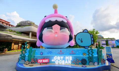 Khám phá đại dương cùng nghệ thuật đại chúng: Cơn sốt 'CRYBABY' đổ bộ Singapore Oceanarium