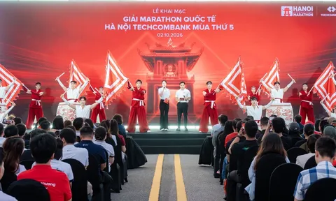 Chính thức khai mạc: Giải Marathon Quốc tế Hà Nội Techcombank mùa thứ 5