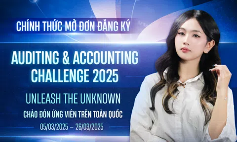 Mở đơn đăng ký cuộc thi Auditing and Accounting Challenge: Ai sẽ là người giải mã hành trình bí ẩn ?