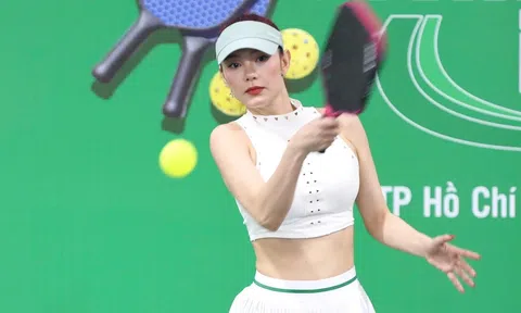 Minh Hằng lan tỏa tinh thần thể thao khi làm đại sứ Giải Pickleball Báo Người Lao Động 2025