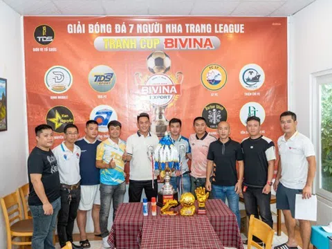 Loạt sao phủi góp mặt tại Giải bóng đá 7 người Nha Trang League – Bivina Cup 2024