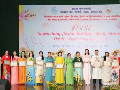 Lần đầu tiên trong 5 năm Hội LHPN Tăng Nhơn Phú A tỏa sáng tại Duyên Dáng Áo Dài Thủ Đức mùa thứ 5