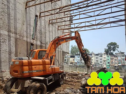 Công ty phá dỡ tại Hà Nội an toàn, chuyên nghiệp, giá tốt