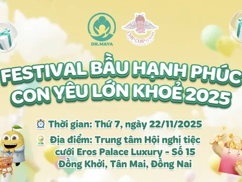 Festival “Bầu Hạnh Phúc - Con Yêu Lớn Khỏe 2025” chính thức quay trở lại