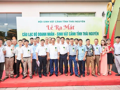 Ra mắt CLB Doanh nhân Sinh Vật Cảnh tỉnh Thái Nguyên