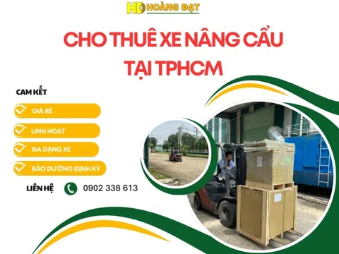 Giới thiệu dịch vụ cho thuê xe nâng cẩu tại TPHCM – Xe Nâng Hoàng Đạt 