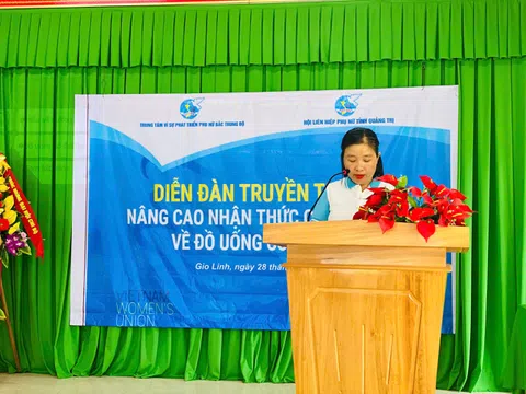 Tăng cường truyền thông cộng đồng về đồ uống có đường – Vì sức khỏe phụ nữ và gia đình Việt