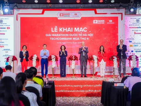Khai mạc Giải Marathon Quốc tế Hà Nội Techcombank Mùa thứ 4: Giải chạy biểu trưng của Thủ đô, kết nối cộng đồng, tôn vinh giá trị di sản - văn hoá