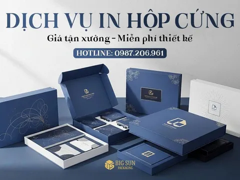 In hộp cứng theo yêu cầu tại Big Sun: Năng lực sản xuất quyết định vị thế thương hiệu