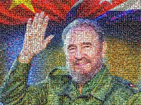 Tác phẩm "Nụ cười Fidel"