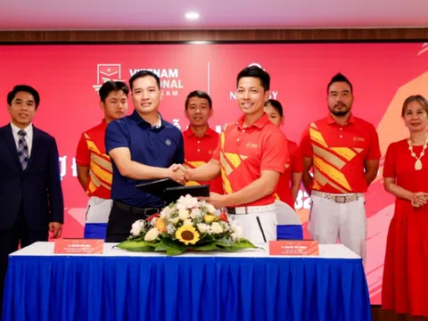 Đội tuyển Golf Quốc gia sử dụng thương hiệu thời trang Việt đi thi đấu Sea Games 32