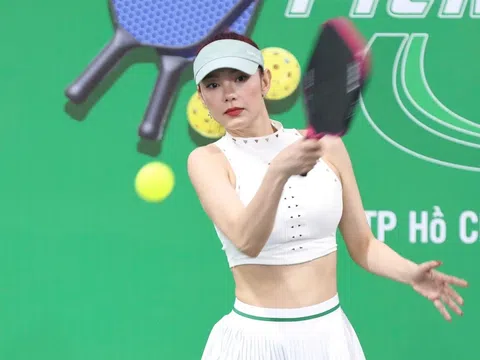 Minh Hằng lan tỏa tinh thần thể thao khi làm đại sứ Giải Pickleball Báo Người Lao Động 2025