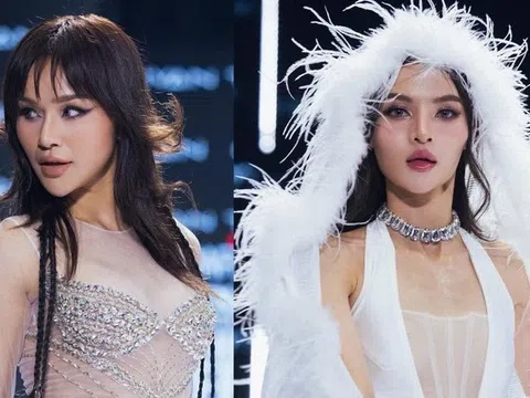 Người mẫu Lê Thu Trang bật khóc khi được Quang Sơn quỳ gối cầu hôn ngay sau chung kết Hoa hậu Hoàn vũ Việt Nam 2025