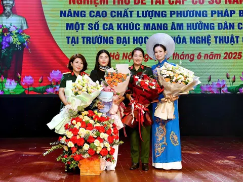 Trường Đại học Văn hóa Nghệ thuật Quân đội: Khơi nguồn mạch sống dân ca, kiến tạo tương lai nghệ thuật