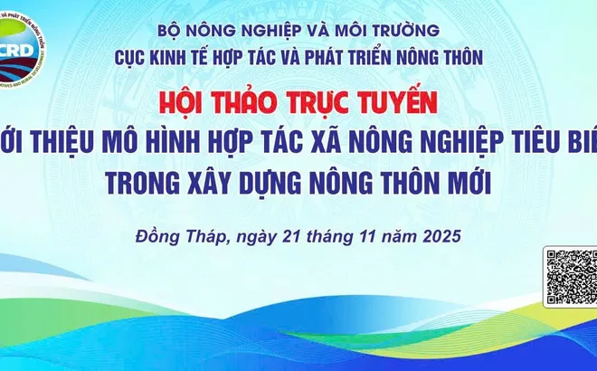 Livetream Hội thảo trực tuyến mô hình HTX Nông nghiệp tiêu biểu trong xây dựng Nông thôn mới
